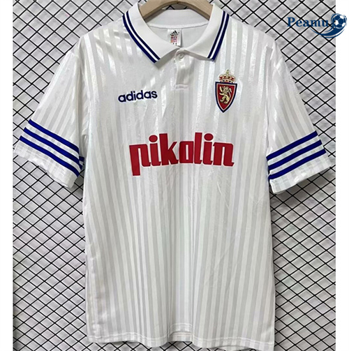 Maillot foot Retro1995-96#Real Saragosse Domicile