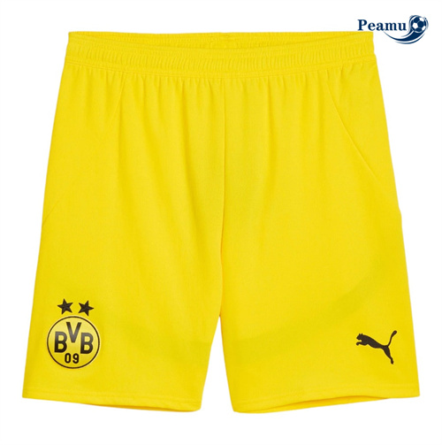 Maillot foot Borussia Dortmund Short Exterieur Jaune 2024-2025