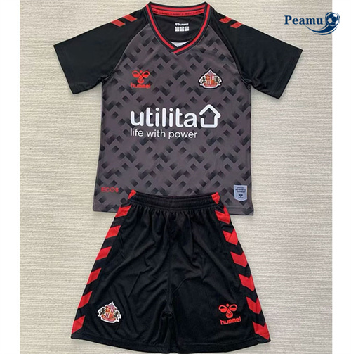 Maillot foot Sunderland Enfant Gardien de but Noir 2024-2025