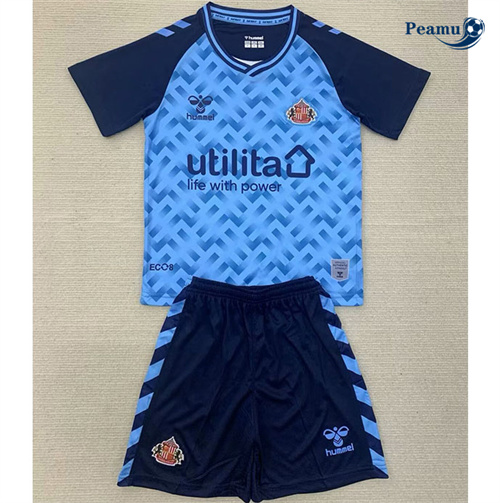 Maillot foot Sunderland Enfant Gardien de but Bleu 2024-2025