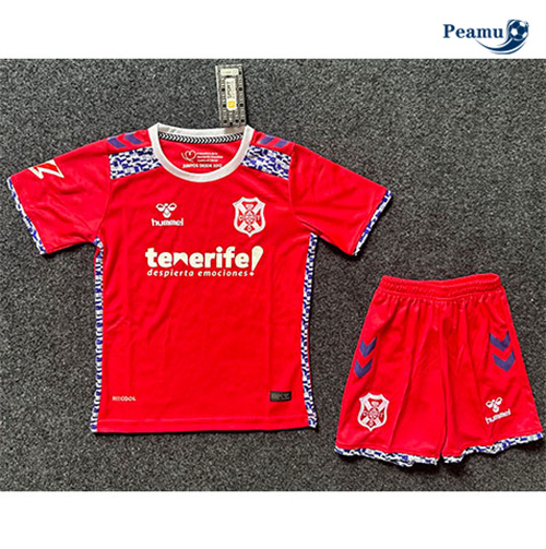 Maillot foot Tenerife Enfant Rouge 2024-2025