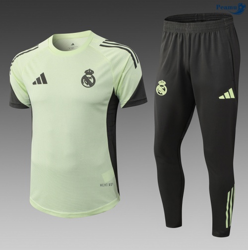 Maillot foot Kit Entrainement Real Madrid Training Vert 2025-2026 peamu 0262