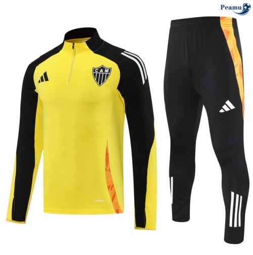 Maillot Survetement Atletico Mineiro Jaune/Noir/Orange 2025-2026 peamu 0532
