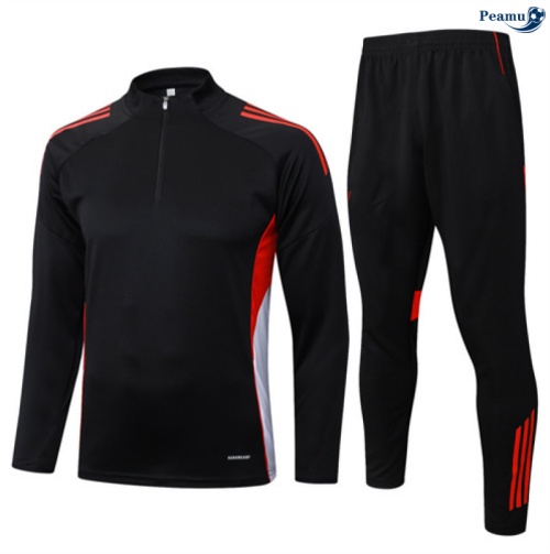 Maillot Survetement Bayern Munich Noir/Rouge 2025-2026 peamu 0511