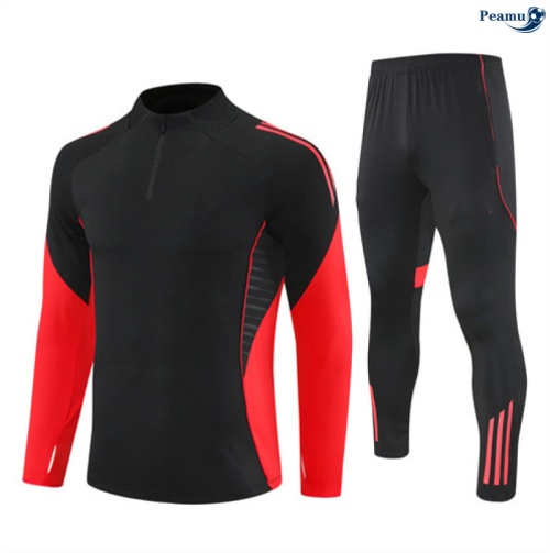 Maillot Survetement Bayern Munich Noir/Rouge 2025-2026 peamu 0513