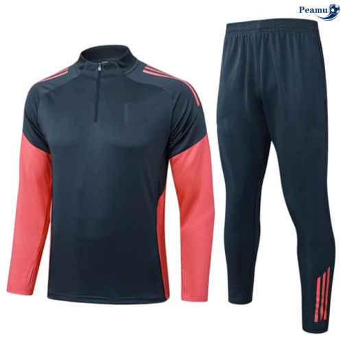 Maillot Survetement Bayern Munich Gris/Orange/Rouge 2025-2026 peamu 0514