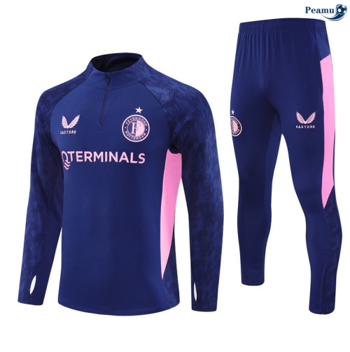 Maillot Survetement Feyenoord Enfant Violet 2025-2026 peamu 0764