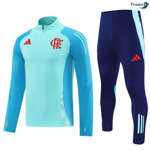 Maillot Survetement Flamengo Vert/Bleu 2025-2026 peamu 0476
