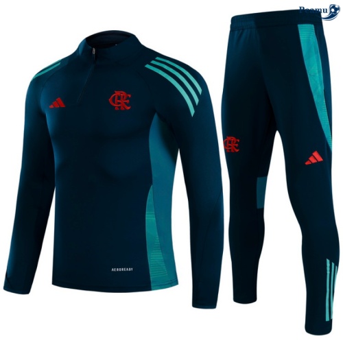 Maillot Survetement Flamengo Enfant Vert/Bleu 2025-2026 peamu 0765
