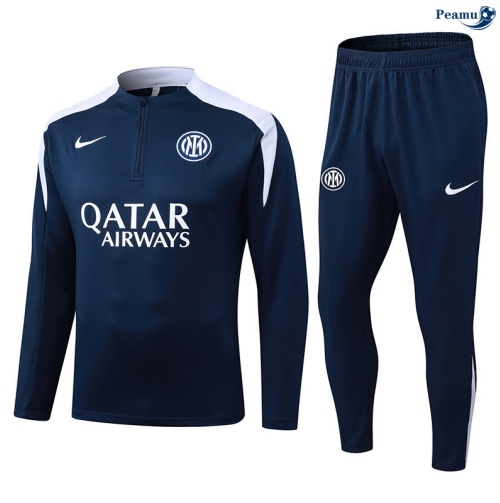 Maillot Survetement Inter Milan Bleu Marine/Blanc 2025-2026 peamu 0733
