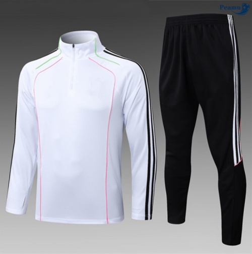 Maillot Survetement Juventus Enfant Blanc/Noir/Rose 2025-2026 peamu 0954