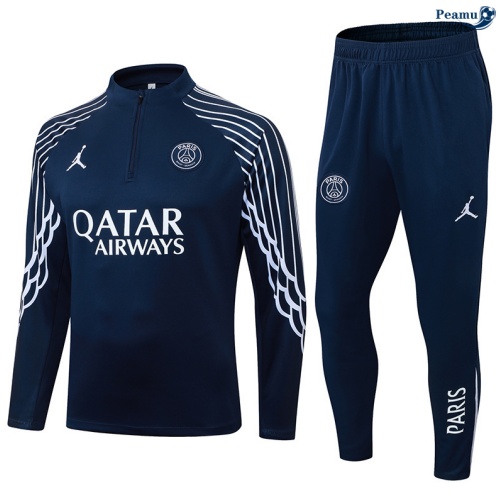Maillot Survetement PSG Bleu Marine 2025-2026 peamu 0663