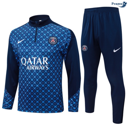 Maillot Survetement PSG Bleu Marine 2025-2026 peamu 0666