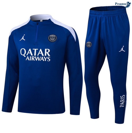 Maillot Survetement PSG Bleu/Blanc 2025-2026 peamu 0679