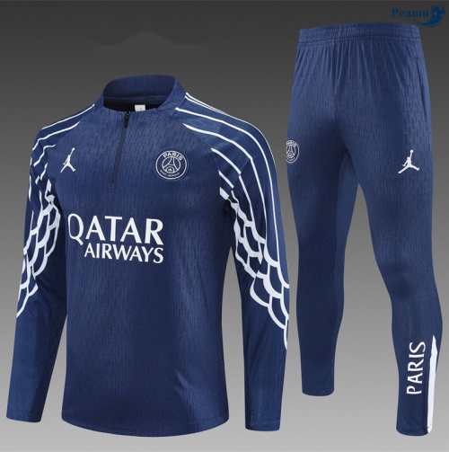 Maillot Survetement PSG Enfant Bleu Marine/ 2025-2026 peamu 0902