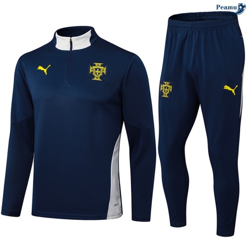 Maillot Survetement Portugal Bleu Marine/Blanc 2025-2026 peamu 0718