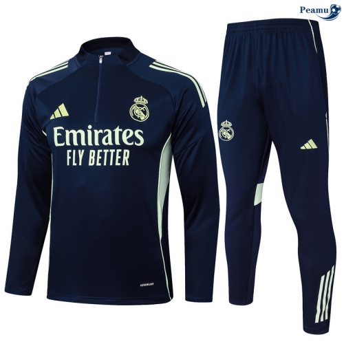 Maillot Survetement Real Madrid Vert/Vert 2025-2026 peamu 0635