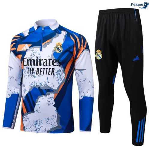 Maillot Survetement Real Madrid Enfant Noir 2025-2026 peamu 0868