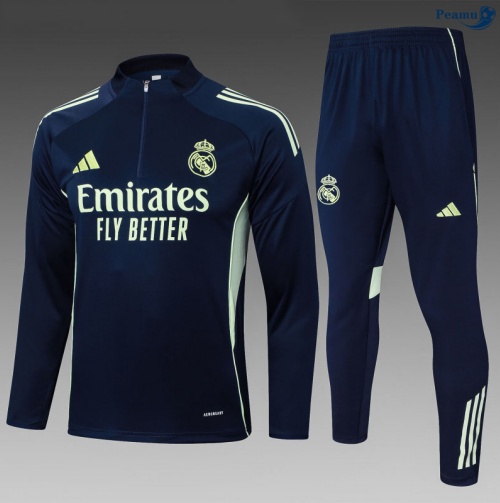 Maillot Survetement Enfant Real Madrid Vert/Vert 2025-2026 peamu 0879