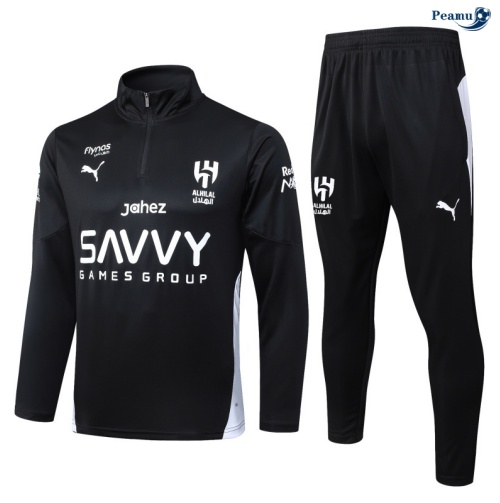 Peamu Survetement Al-Hilal Noir/Blanc 2025-2026 Officiel