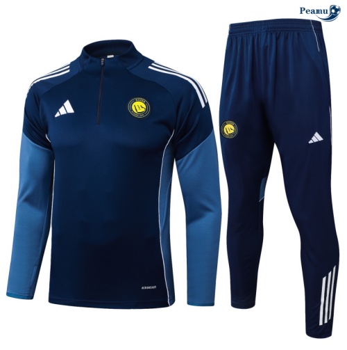 Peamu Survetement Al-Nassr Bleu Marine/Blanc 2025-2026 Outlet