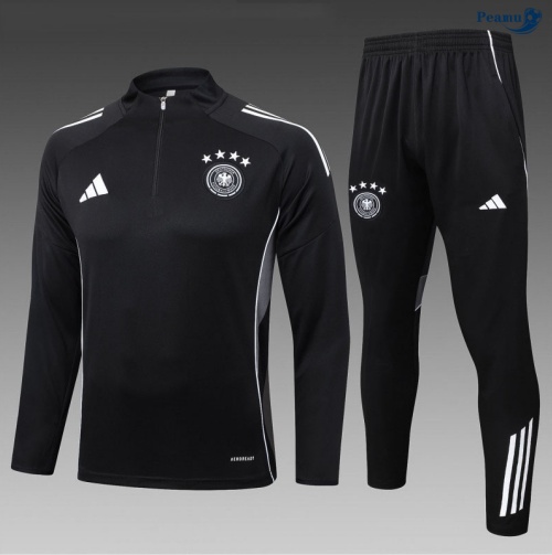 Peamu Survetement Allemagne Enfant Noir 2025-2026 Original