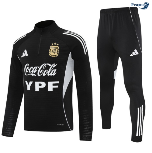 Peamu Survetement Argentine Noir/Blanc 2025-2026 Original