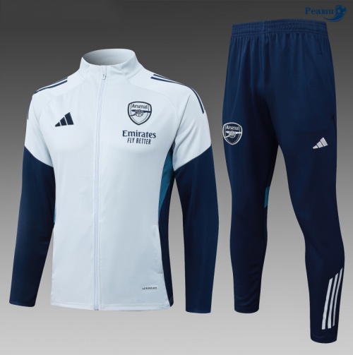 Peamu Veste Survetement Arsenal Enfant Bleu 2025-2026 Chinois