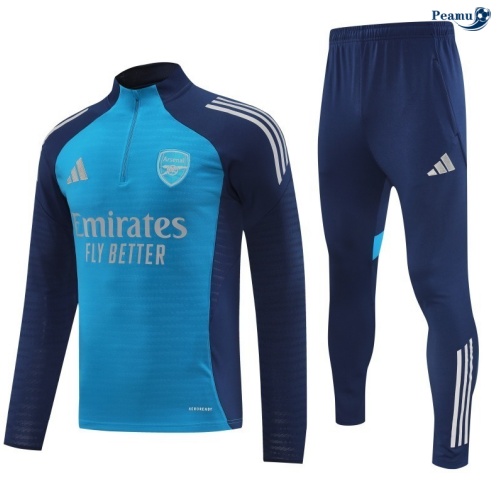 Peamu Survetement Arsenal Enfant bleu ciel/Bleu Marine 2025-2026 Original