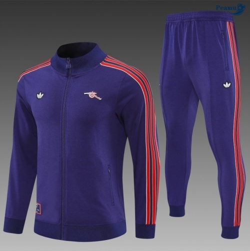 Peamu Veste Survetement Arsenal Violet/Rouge 2025-2026 Soldes