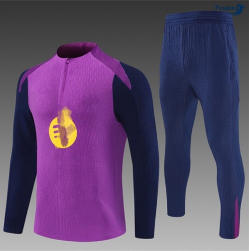 Peamu Survetement Player Barcelone Violet/Bleu Marine 2025-2026 Outlet