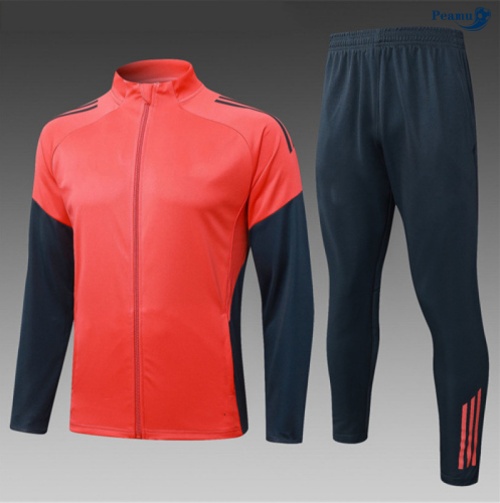 Peamu Veste Survetement Bayern Munich Enfant Orange/Gris foncé 2025-2026 Outlet
