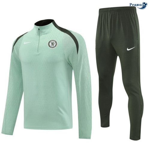 Peamu Survetement Chelsea Enfant Vert 2025-2026 Chinois