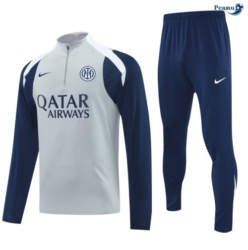 Peamu Survetement Inter Milan Enfant bleu ciel/Bleu Marine/Blanc 2025-2026 Officiel