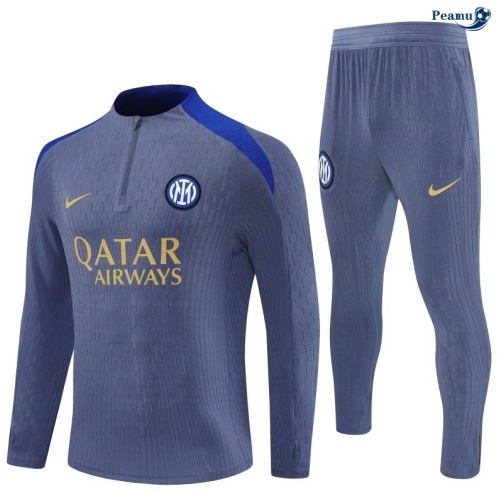 Peamu Survetement Player Inter Milan Gris foncé/bleu 2025-2026 Original