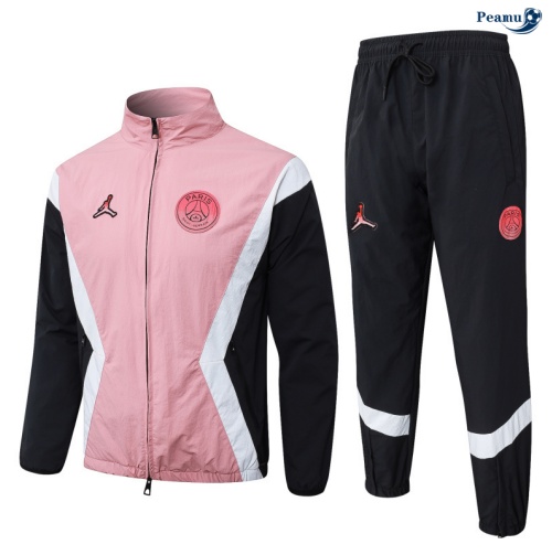 Peamu Coupe vent Paris PSG Rose/Noir/Blanc 2025-2026 Chinois