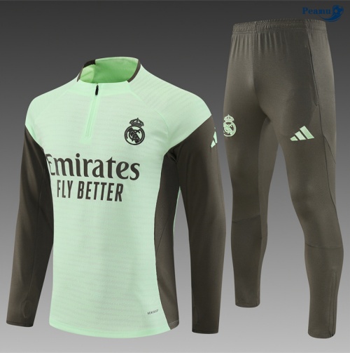 Peamu Survetement Player Real Madrid Enfant Vert 2025-2026 Officiel