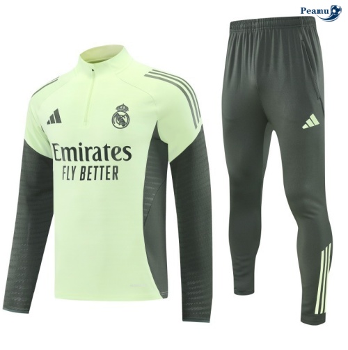 Peamu Survetement Real Madrid Vert Clair 2025-2026 Soldes