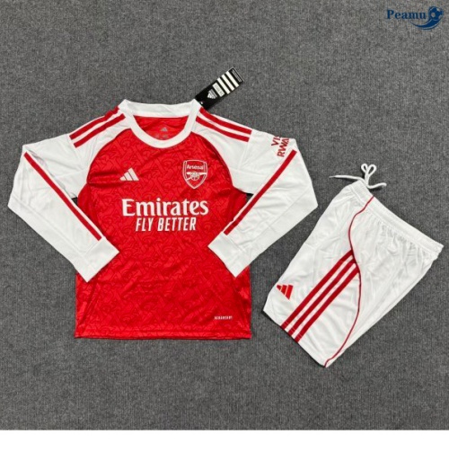 Maillot foot Arsenal Enfant Domicile Manche Longue 2025-2026