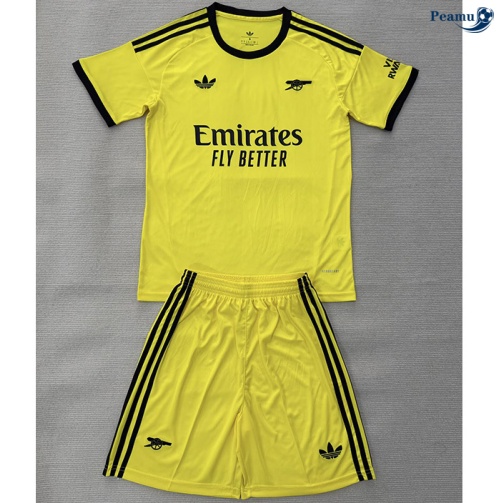 Maillot foot Arsenal Enfant maillot Jaune 2025-2026
