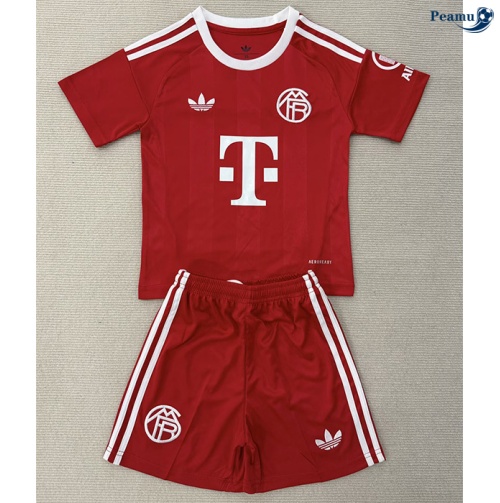 Maillot foot Bayern Munich Enfant maillot Gardien De But Rouge 2025-2026