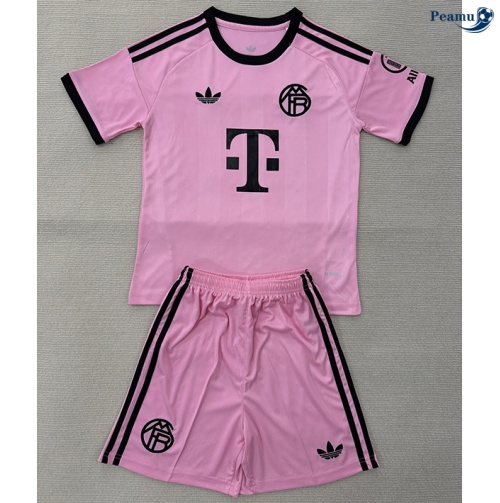 Maillot foot Bayern Munich Enfant maillot Gardien De But Rose 2025-2026
