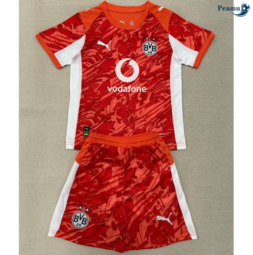 Maillot foot Borussia Dortmund Enfant maillot Gardien De But Orange 2025-2026