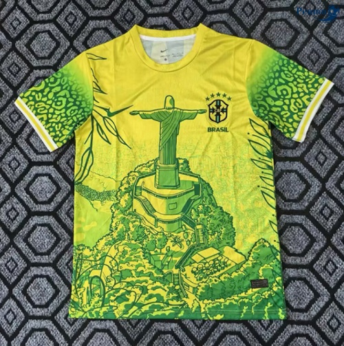 Maillot foot Brésil maillot Spécial Jaune/Vert 2025-2026