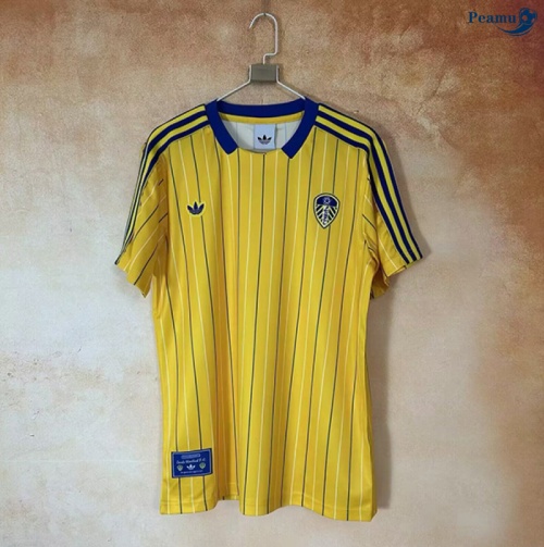Maillot foot Leeds United retro maillot Jaune 2025-2026