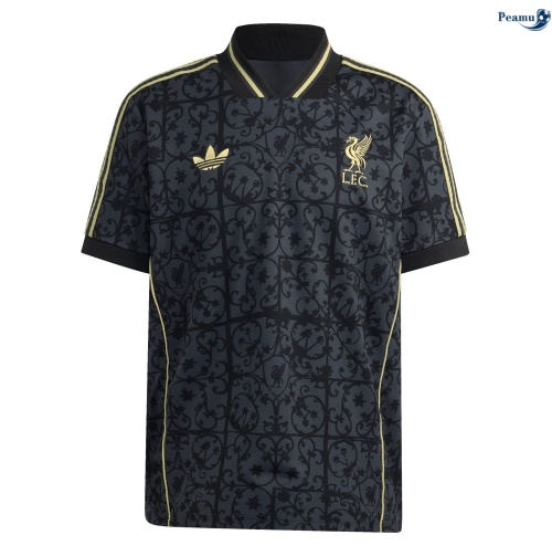 Maillot foot Liverpool maillot Noir/Doré 2025-2026