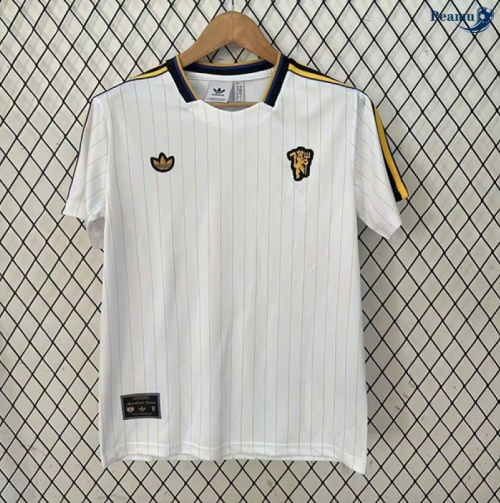Maillot foot Manchester United retro maillot Blanc 2025-2026