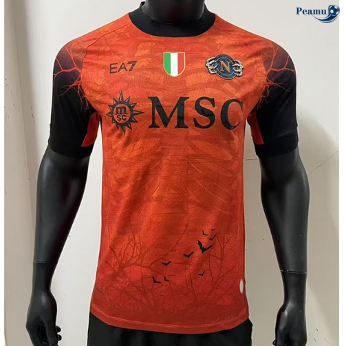 Maillot foot Naples Player maillot Halloween Orange 2025-2026