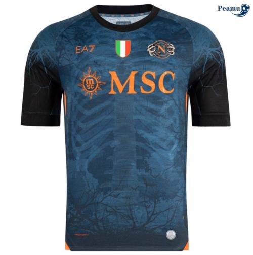 Maillot foot Naples maillot Halloween Bleu 2025-2026