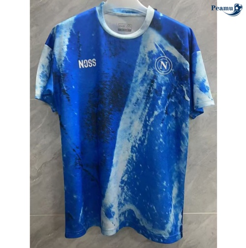 Maillot foot Naples maillot Training Bleu 2025-2026